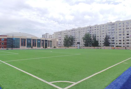 Reconstruction the surface of stadium of "Sarhadchi Sport Olympic Center"