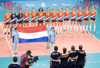 The volleyball field for Baku 2015 1st European Games